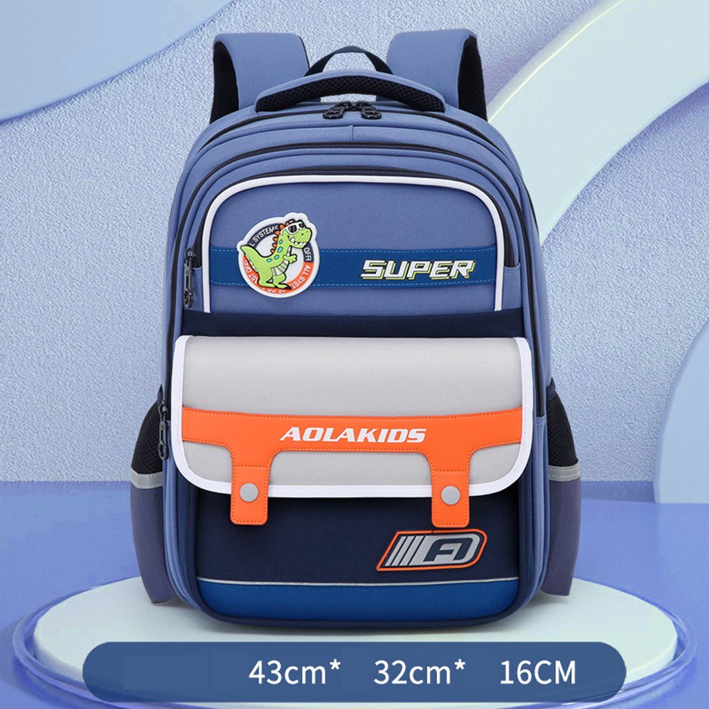 Sac à Dos Enfant Space Design Ludique Multi-Poches Mauve – حقيبة مدرسية للأطفال لون بنفسجي