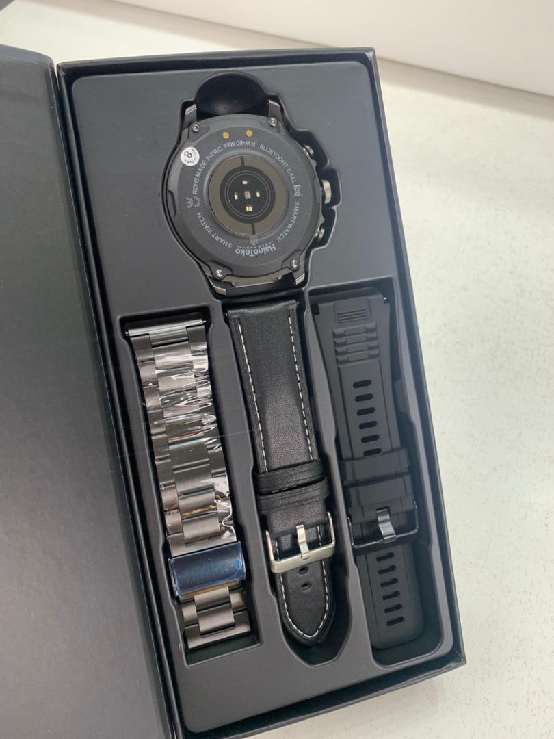 Smart Watch Haino Teko RW-60 MAX avec Lampe Torche et 3 Bracelets – ساعة ذكية أصلية