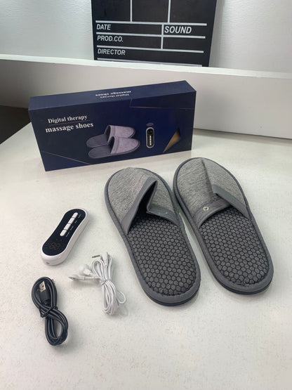 Pantoufles de massage USB pour thérapie électrique à impulsions
