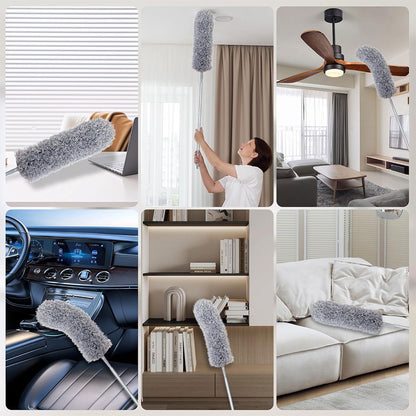 Plumeau télescopique Lavable en Microfibre – أداة تنظيف في الزوايا البعيدة