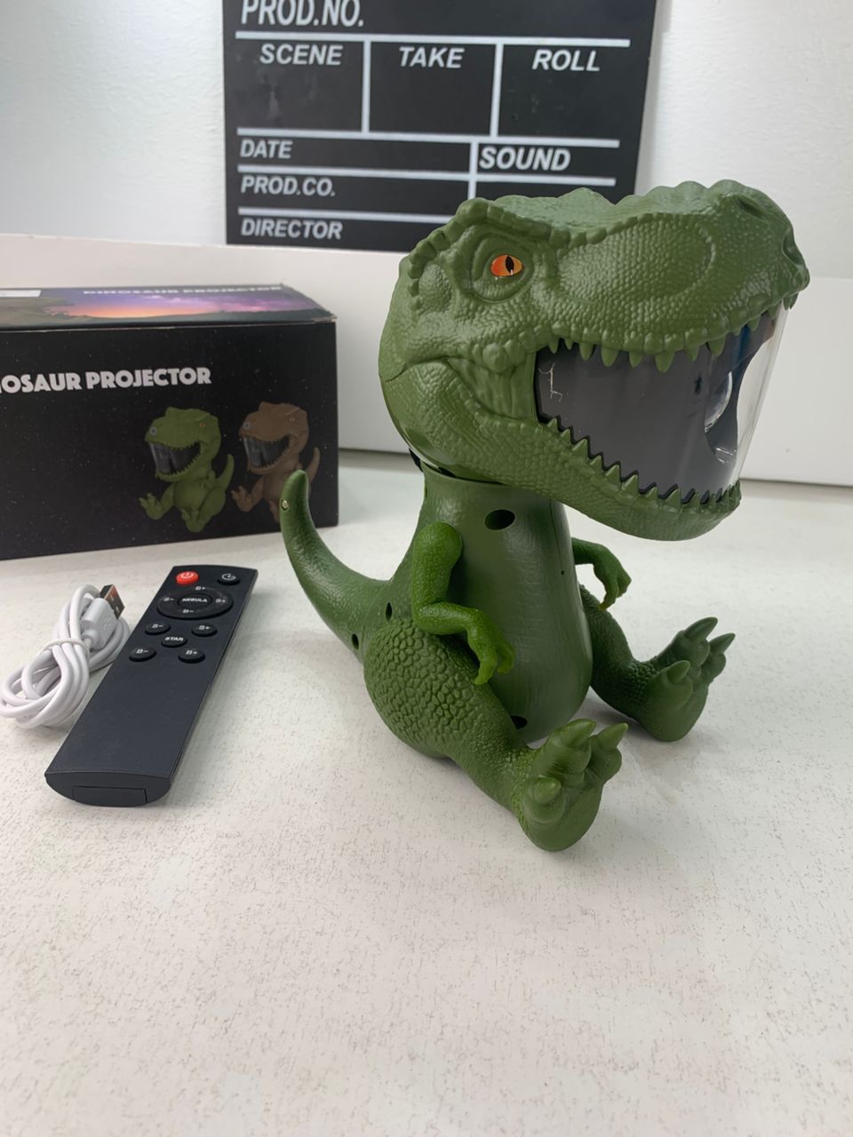 Dinosaure Projecteur Galaxie et Haut Parleur avec Télécommande – جهاز عرض نجوم ومكبر صوت