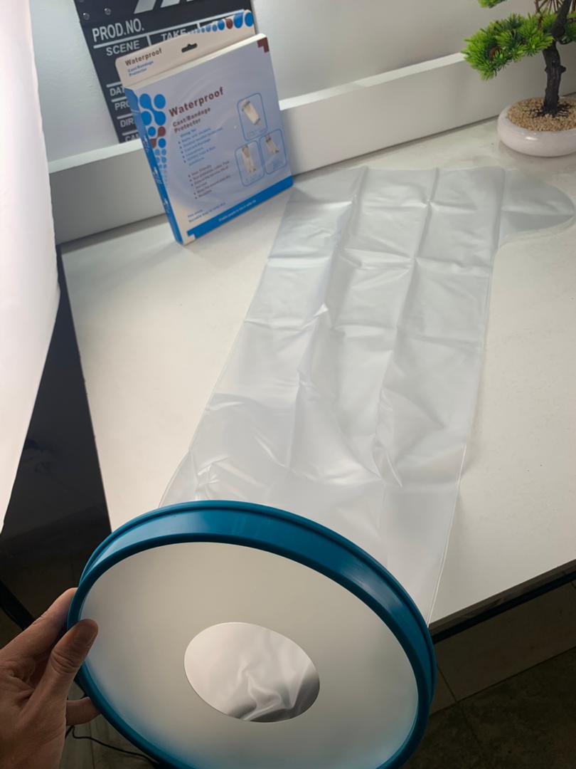 Housse de plâtre imperméable pour la douche, protection pour jambe adulte – غطاء عازل للمياه للرجل المكسورة كاملة