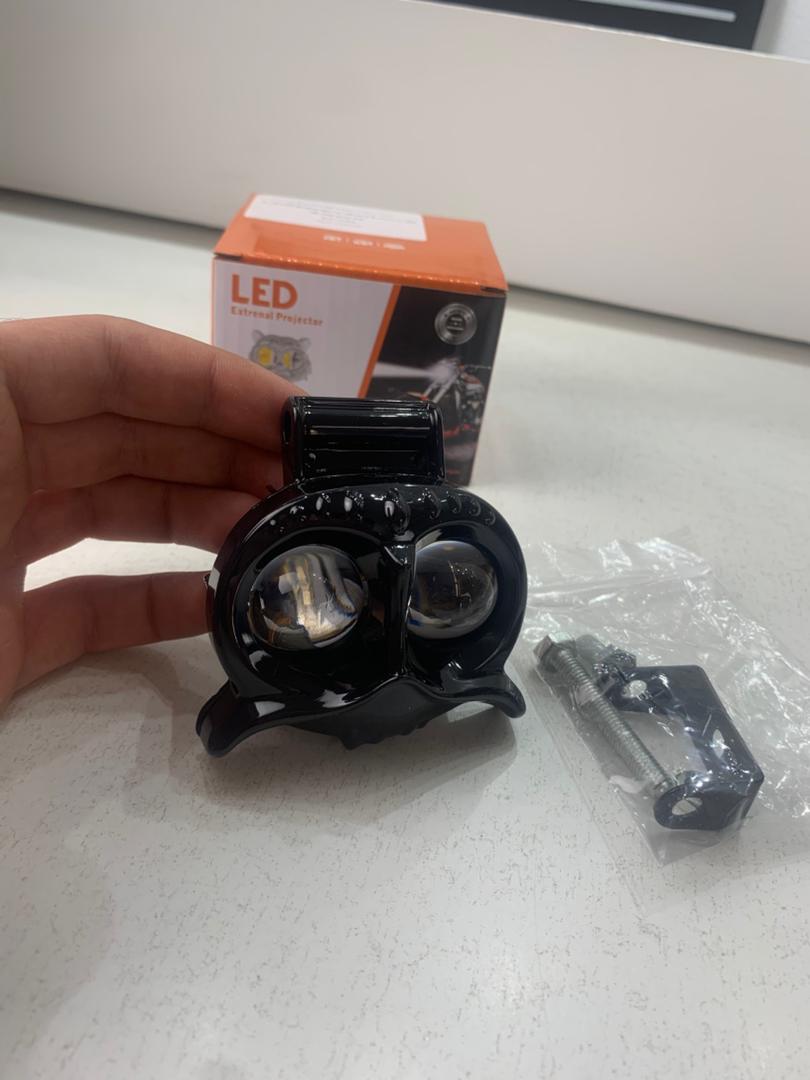Lumière de hibou antibrouillard LED pour la moto 1Pcs – مصباح دراجات نارية عالي السطوع