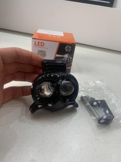 Lumière de hibou antibrouillard LED pour la moto 1Pcs – مصباح دراجات نارية عالي السطوع