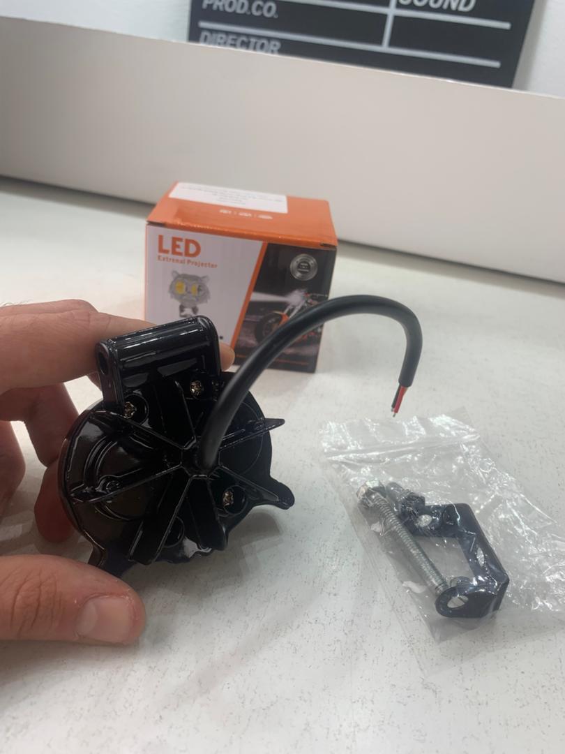 Lumière de hibou antibrouillard LED pour la moto 1Pcs – مصباح دراجات نارية عالي السطوع