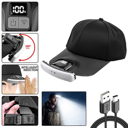 Lampe de Casquette LED avec Détecteur de Mouvement X97 - مصباح قبعة بحساس حركة قابل للشحن