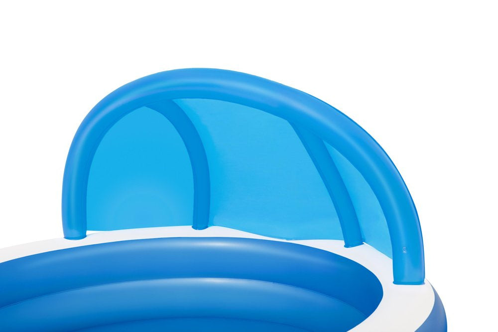 Piscine Gonflable Familiale Bestway 54337 Avec Parasol Amovible et Siège Confortable - مسبح عائلي مع مظلة واقية من الشمس ومقعد مريح
