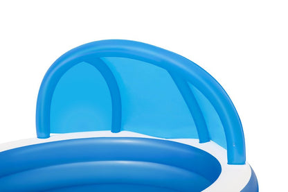 Piscine Gonflable Familiale Bestway 54337 Avec Parasol Amovible et Siège Confortable - مسبح عائلي مع مظلة واقية من الشمس ومقعد مريح