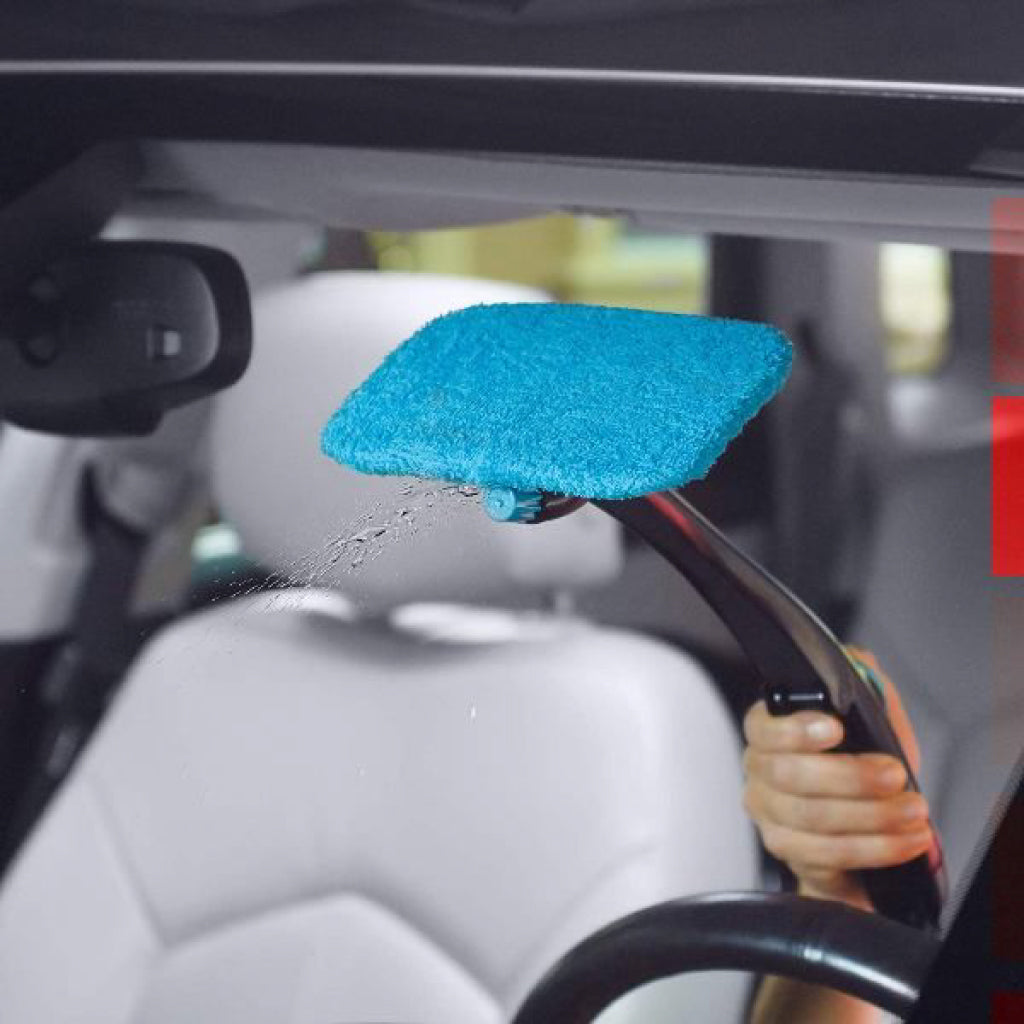 Hurricane Nettoyant pour Vitres en Microfibre avec Spray – منظف زجاج مع أداة رش
