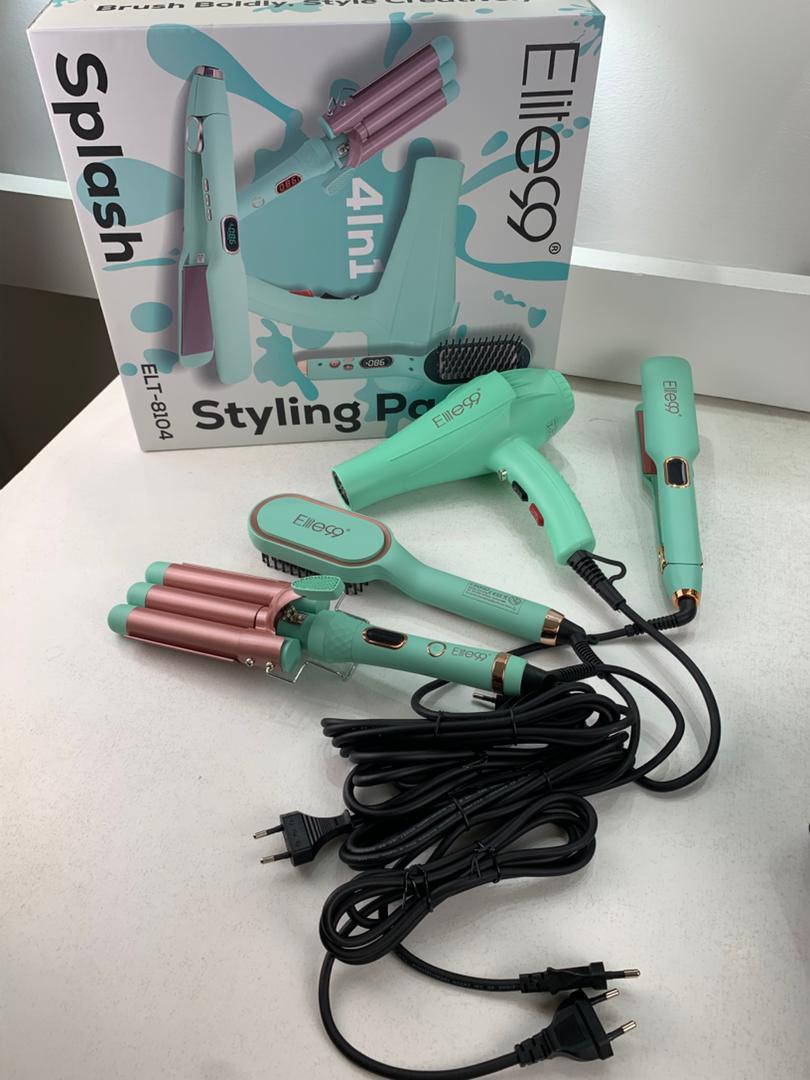 Elite99 Styling 4en1 Pack Ultime pour des Cheveux Parfaits – مجموعة العناية بالشعر 4في1