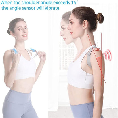Ceinture de Correction de Posture Intelligente avec Vibration – حزام تصحيح وضعية الظهر