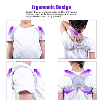 Ceinture de Correction de Posture Intelligente avec Vibration – حزام تصحيح وضعية الظهر