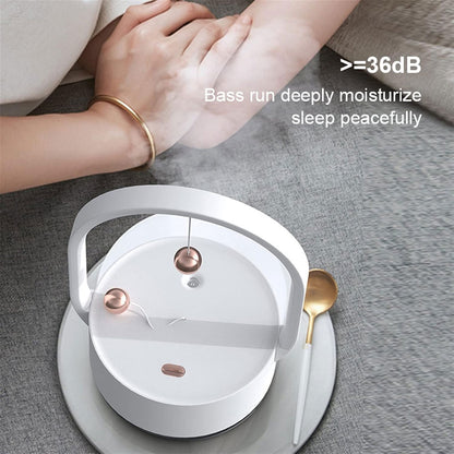 Humidificateur à brume de 350 ml portatifs avec veilleuse rechargeable USB – معطر جو مع مصباح 2في1