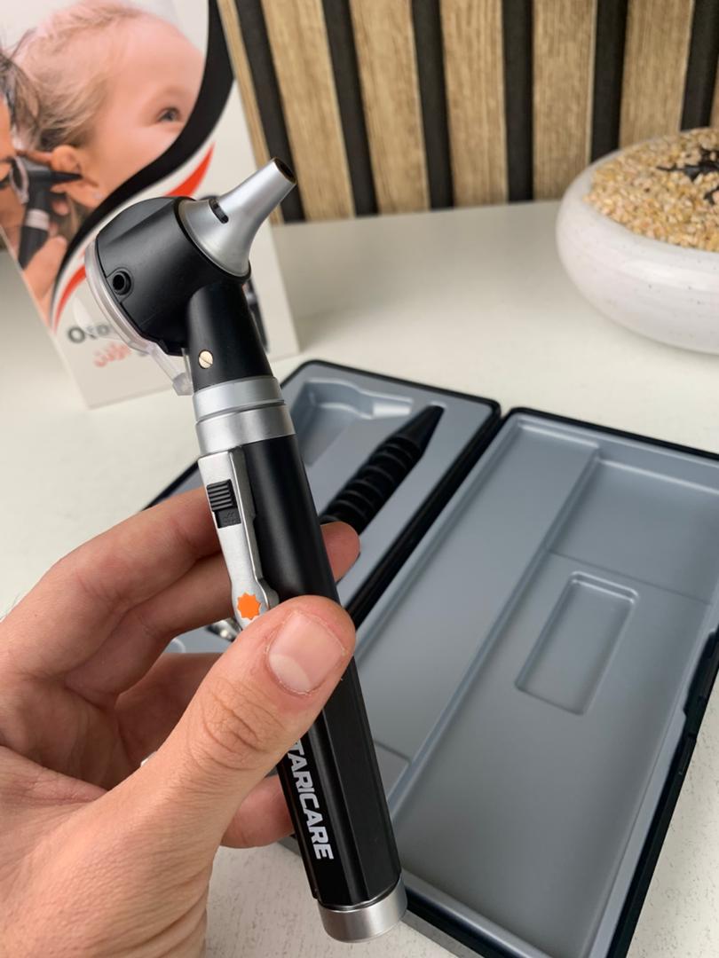 Otoscope 3X avec LED loupe de contrôle d’oreille portable avec 8 capuchons – جهاز فحص الأذن