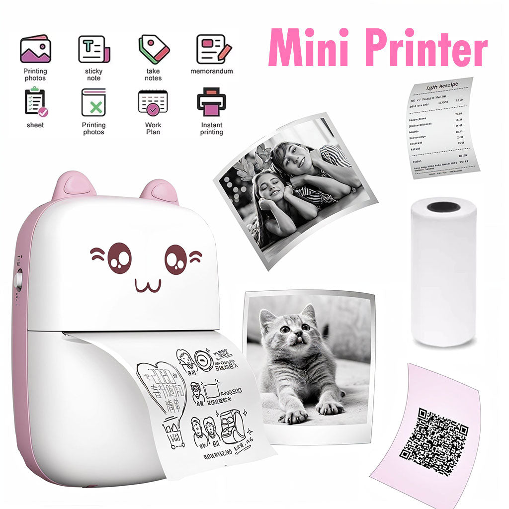 Mini imprimante Thermique Bluetooth sans Fil pour Smartphone – طابعة حرارية لاسلكية