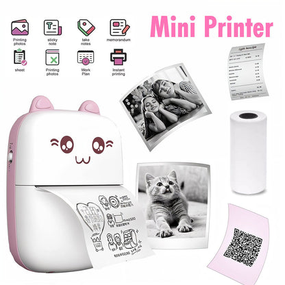 Mini imprimante Thermique Bluetooth sans Fil pour Smartphone – طابعة حرارية لاسلكية