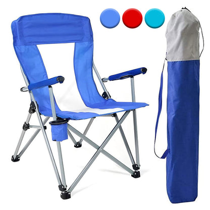 Chaise de camping pliable légère et durable de qualité supérieure avec porte-gobelet – كرسي تخييم جودة عالية