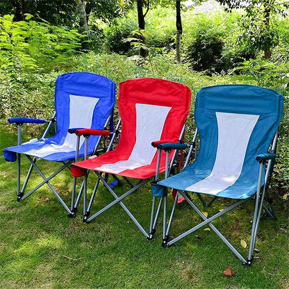Chaise de camping pliable légère et durable de qualité supérieure avec porte-gobelet – كرسي تخييم جودة عالية