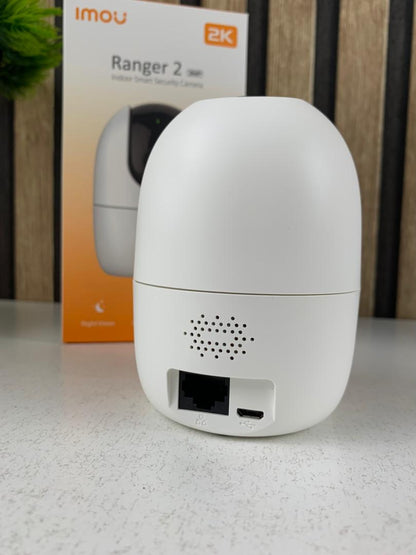 Caméra IMOU Ranger 2 3MP 2K avec fonction panoramique et inclinaison pour une couverture à 360° – كاميرة مراقبة ذكية