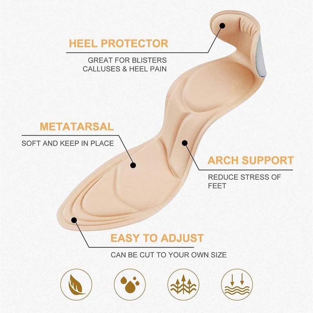 Semelles et coussinets de chaussures talons pour femmes 1 Paire