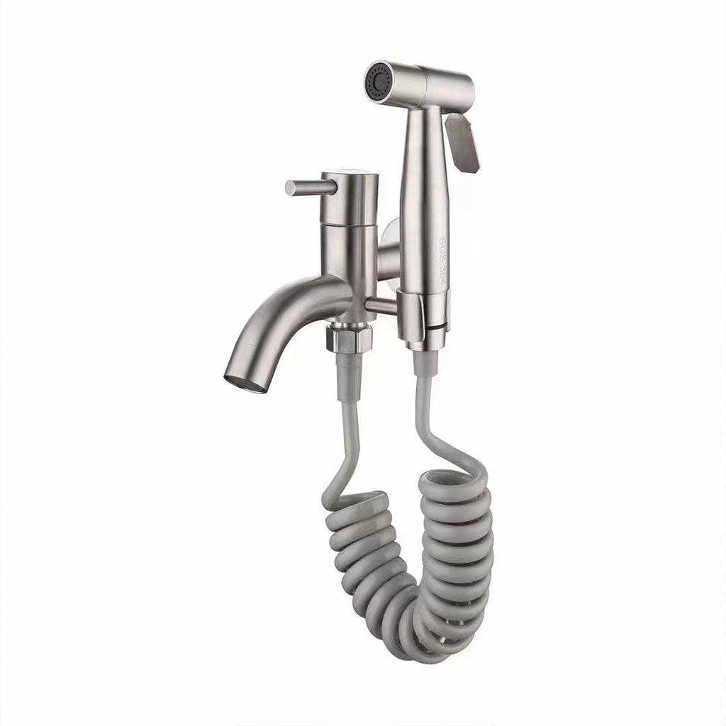 Pulvérisateur De Toilette À Haute Pression Avec Le Kit De Robinet V2 – رشاش مع صنبور حمام