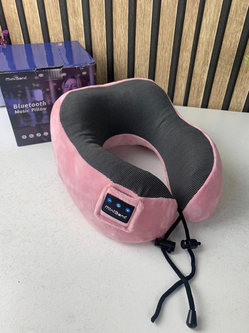 Oreiller de Cou Bluetooth en mousse à mémoire de forme avec haut-parleurs intégrés – وسادة مريحة بخاصية البلوتوث