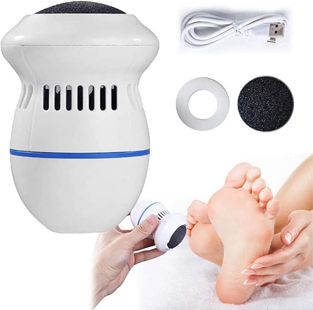 Râpe à Pied et Mains anti-Callosités avec Aspirateur Intégré