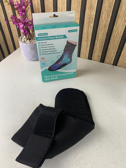 Poche de glace pour cheville en gel chaud et froid pour soulager les douleurs