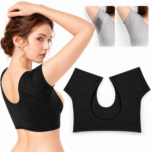 Coussinets de sudation en forme de t-shirt Réutilisables et lavables Pour les aisselles