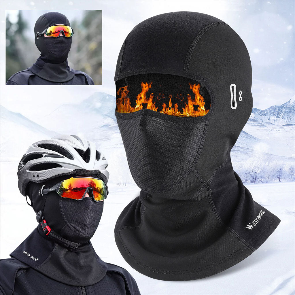 Cagoule Moto d’hiver Professionnel Tissue de Haute Qualité avec Emplacement pour Lunettes – قناع شتوي للدرجات النارية