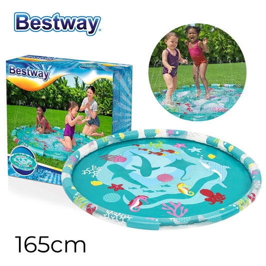 Pataugeoire Gonflable Avec Fontaine Pour Enfants 165 cm Bestway #52487