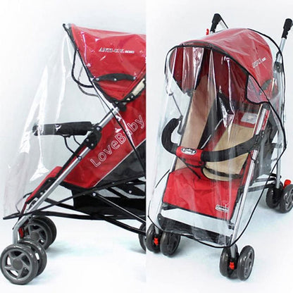 Housse Poussette Transparente et Imperméable Taille Standard – غطاء عربة الأطفال