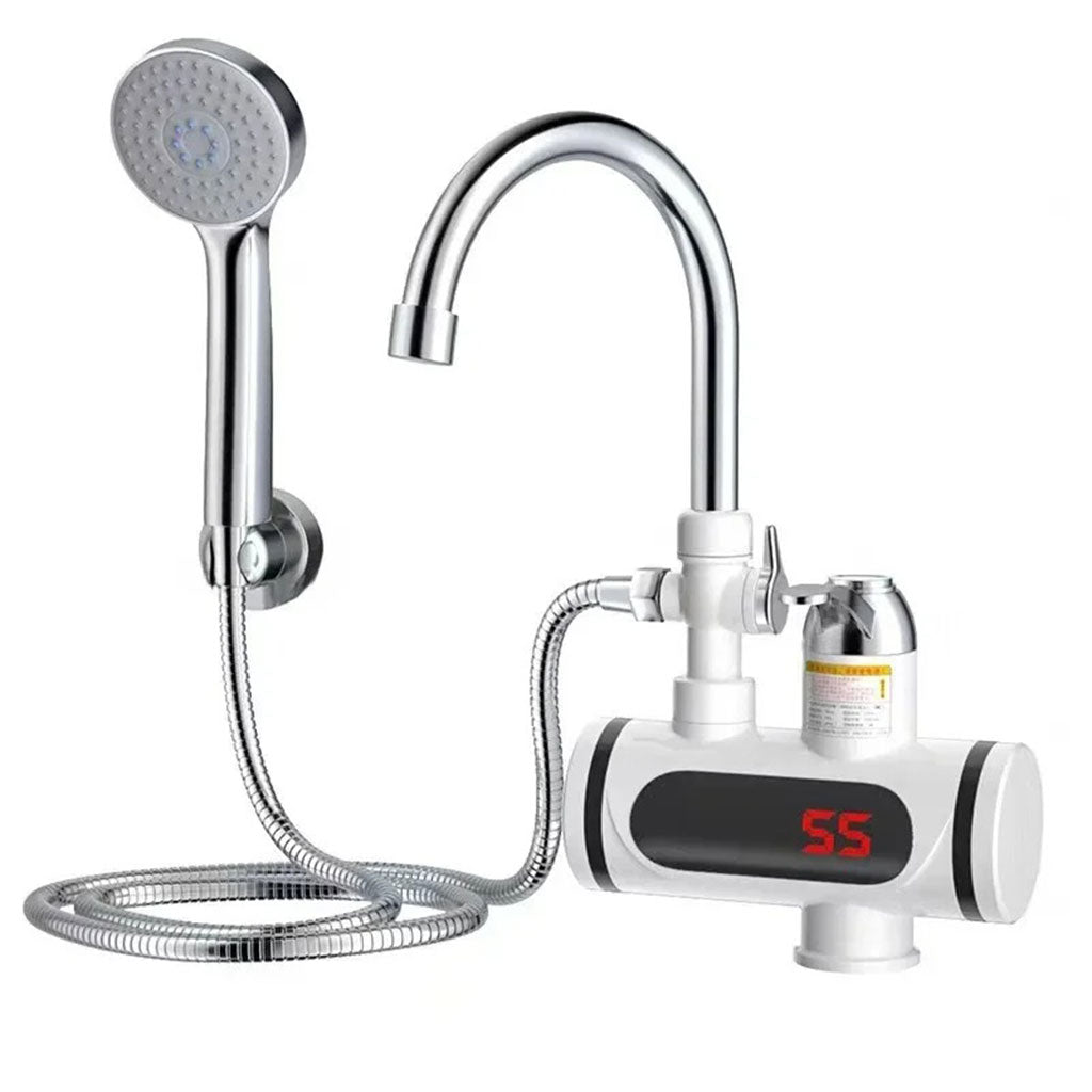 Robinet chauffant électrique avec douchette pour salle de bain – سخان مياه سريع للحمام