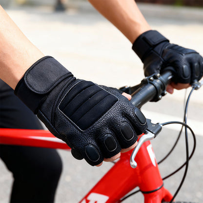 Gants Tactiques Demi Doigts Antidérapant pour Moto V3