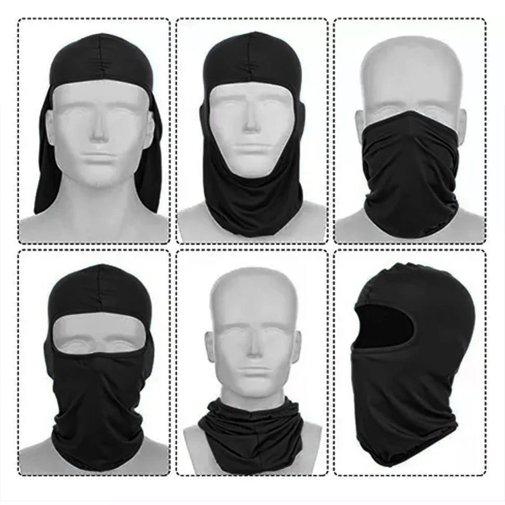 Pack Moto Hiver Cagoule intégrale thermique + Gants Pro Biker respirants avec protections antidérapantes