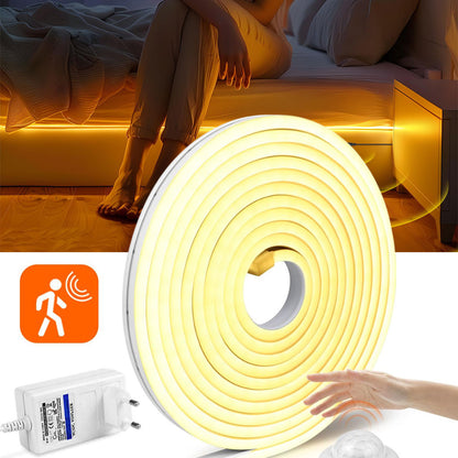 Bande LED lumineuse à détecteur de mouvement pour lit 3000K lumière chaude App Control