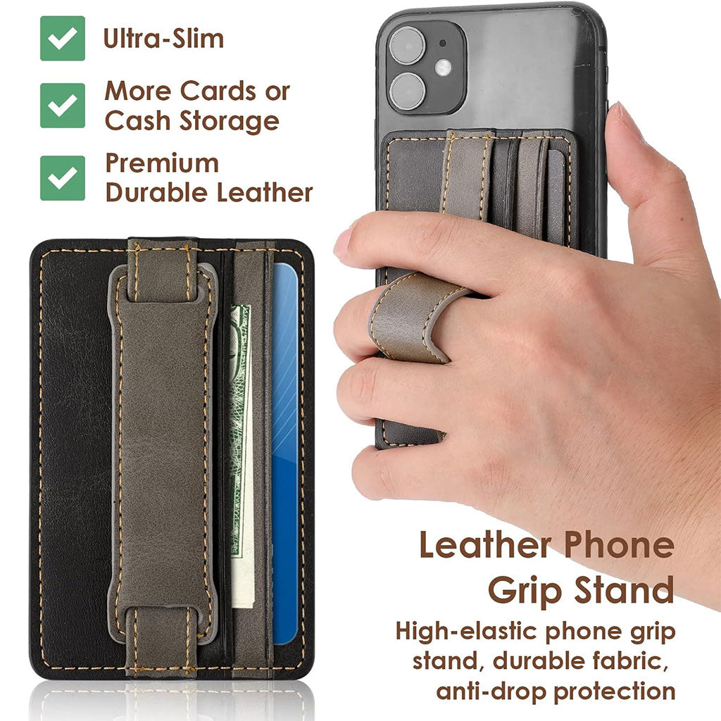 Étui porte-cartes pour téléphone portable auto-adhésif – حاملة بطاقات خلف الهاتف