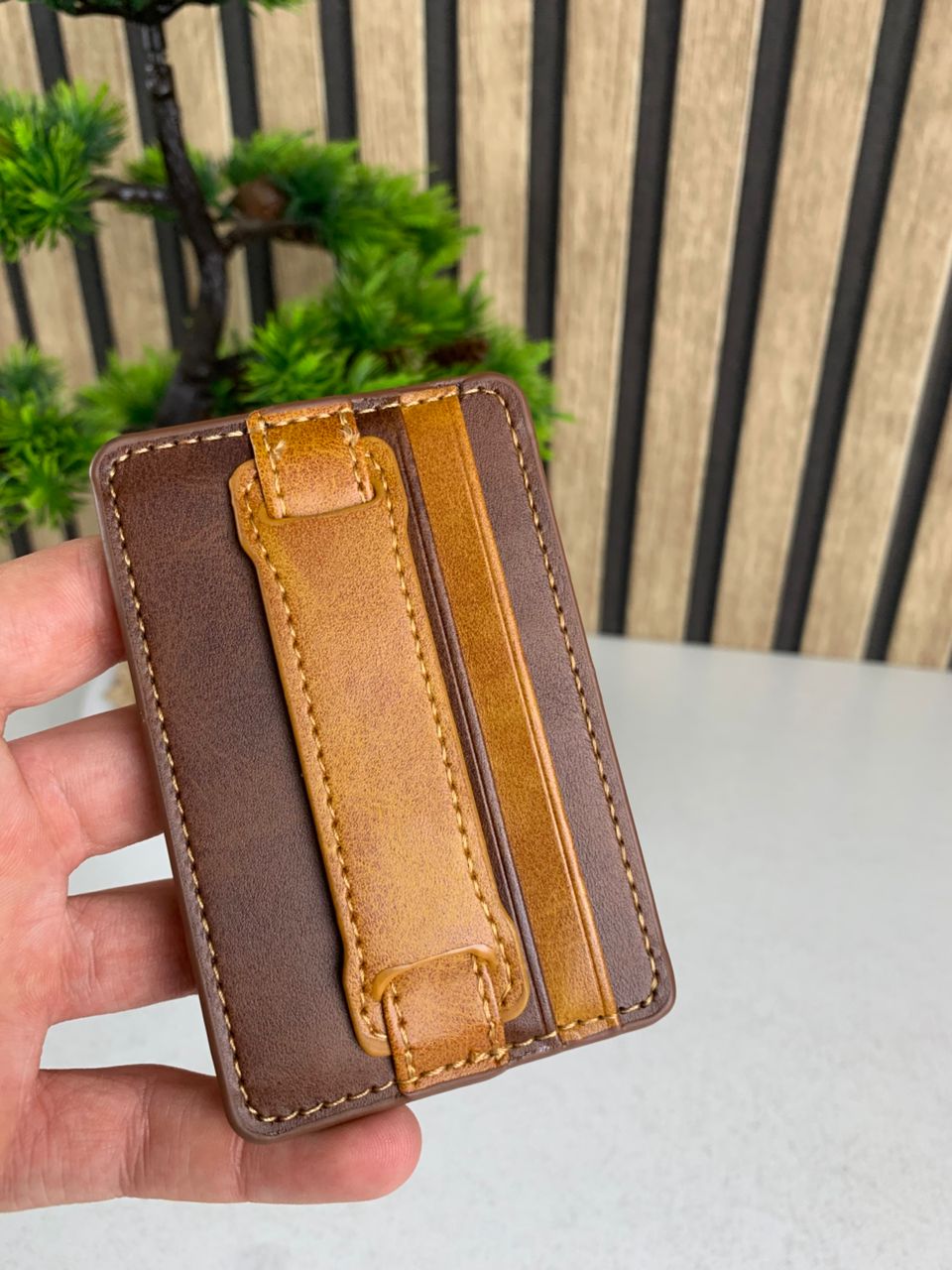 Étui porte-cartes pour téléphone portable auto-adhésif – حاملة بطاقات خلف الهاتف