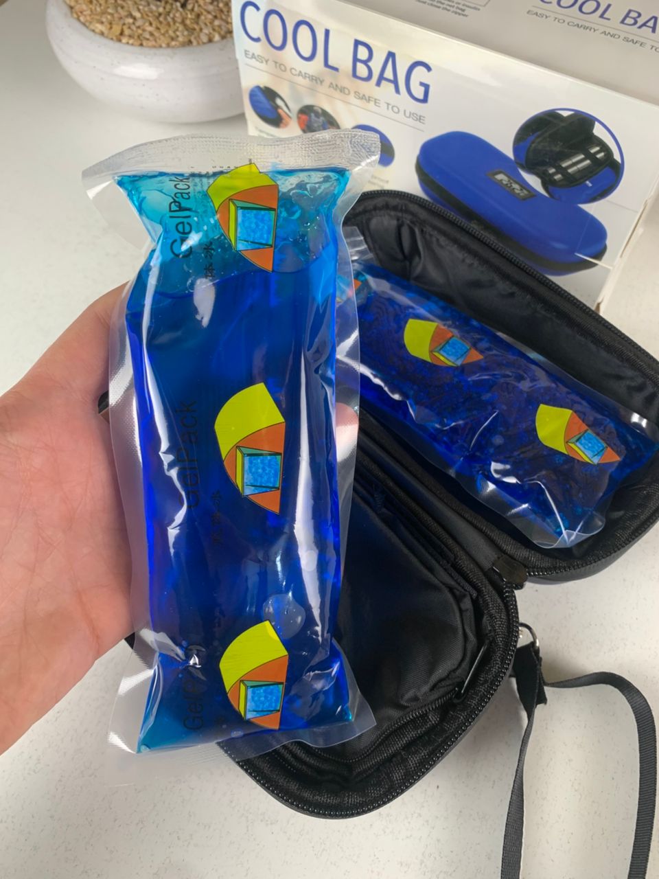 Trousse isotherme pour insuline avec écran afficheur de température