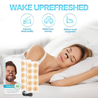 Bandelettes nasales magnétiques anti-ronflement pour un meilleur sommeil – شرائط أنفية مغناطيسية للرياضة والنوم مضادة للشخير