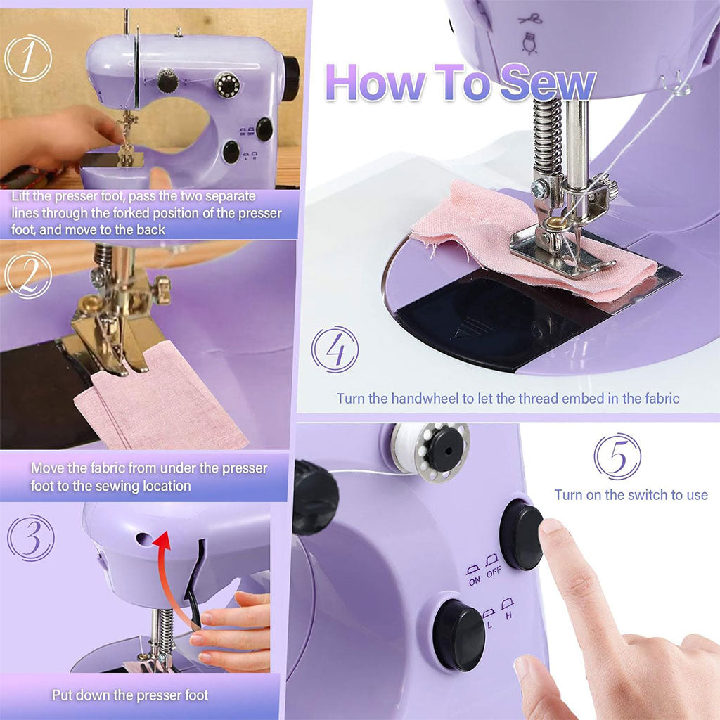 Machine à coudre électrique portable et légère JYSM-301 – آلة خياطة