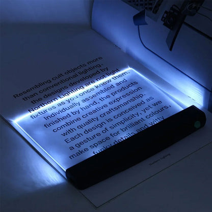 Lampe de Lecture à Panneau Transparent - مصباح القراءة اللوحي الشفاف