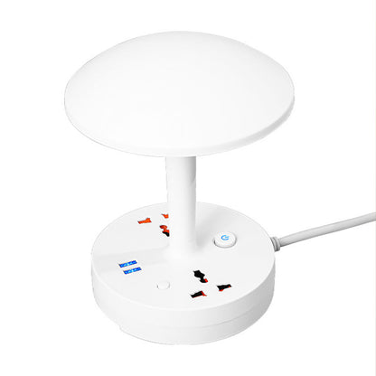 Multiprise et lampe de bureau 2500W avec USB Ports à intensité variable 3 couleurs