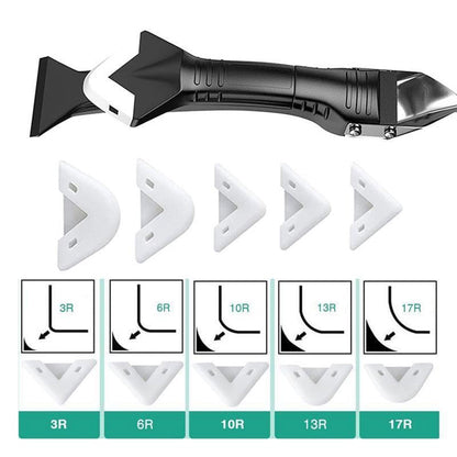 Lisseur Joint Silicone Outil 5 en 1 pour Tous Types de Joints