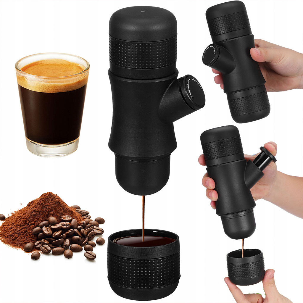 Machine à expresso portable idéale pour le déplacement et et les activités de plein air – ماكينة صنع القهوة محمولة