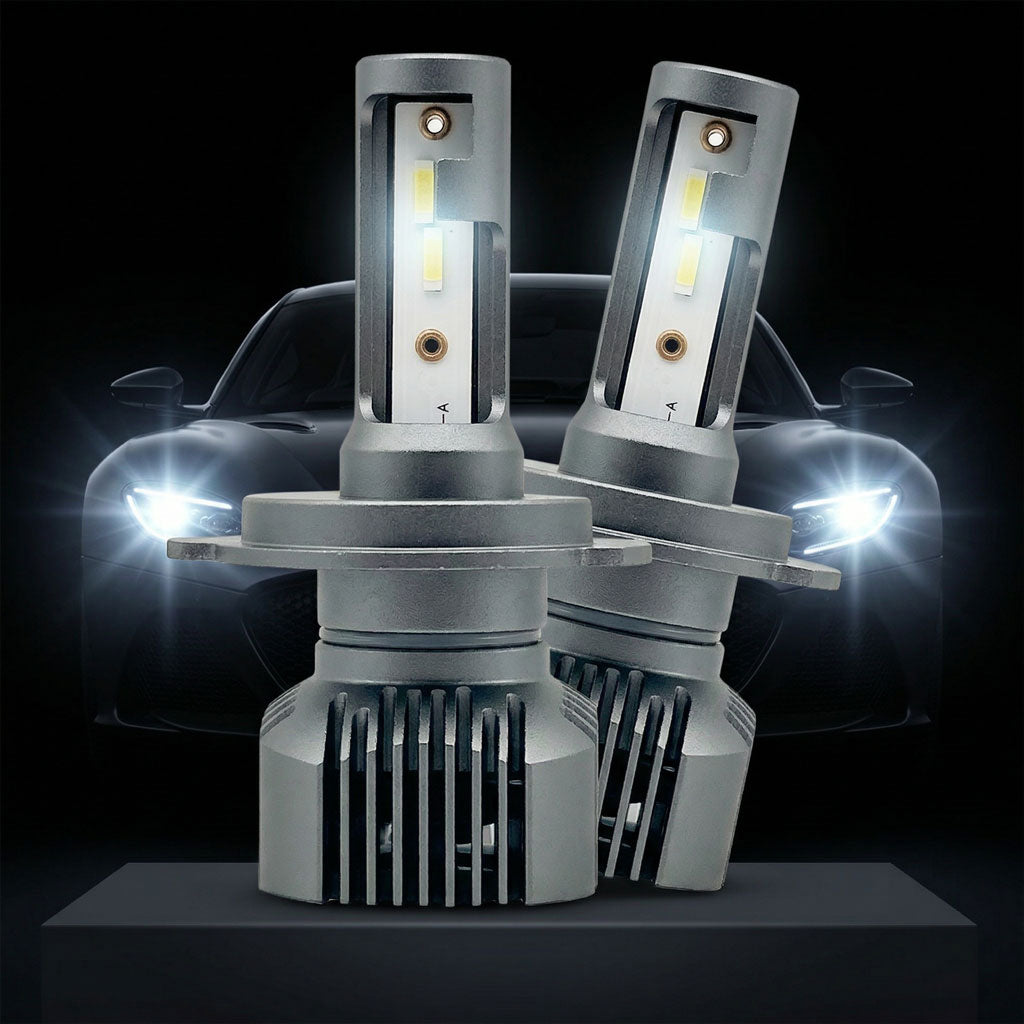 Kit Lampe de phare Canabus F10 H4 LED 6500K 60W - مصابيح إضاءة أمامية للسيارات