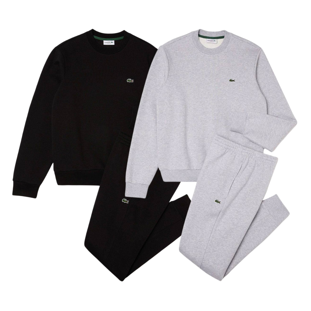 ensemble LACOST high quality P15D9 noir/ gris