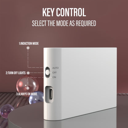 Smart Applique murale LED intelligente à détecteur de mouvement rechargeable 2Pcs - طقم مصباحين لإضاءة الممرات