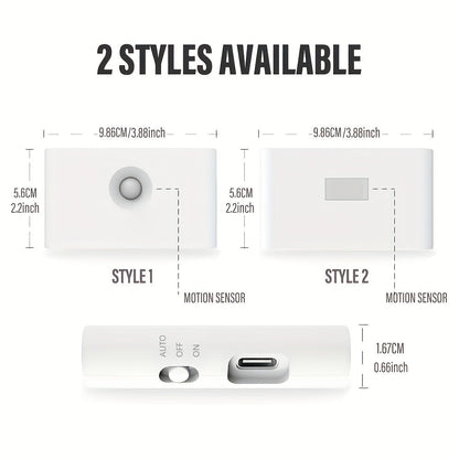 Smart Applique murale LED intelligente à détecteur de mouvement rechargeable 2Pcs - طقم مصباحين لإضاءة الممرات