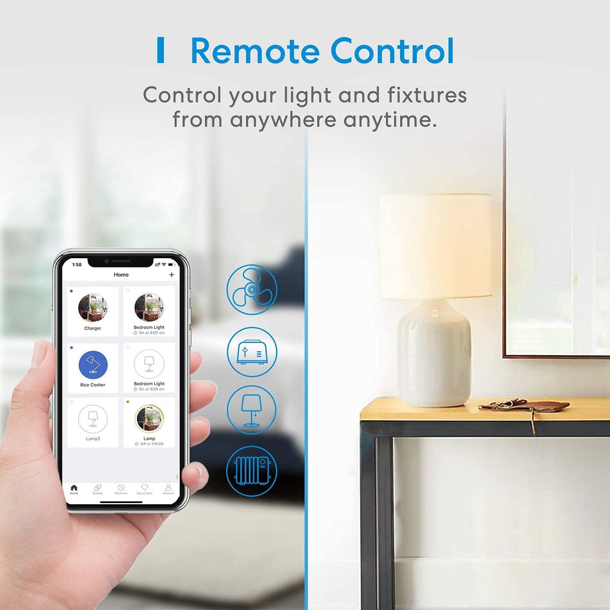 AVEL Prise intelligente WiFi avec commande vocale - مقبس طاقة ذكي (ويفي)